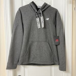 New Balance Charcoal Gray Hoodie with Logo Size S